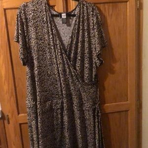 Studio 1940 Faux wrap dress